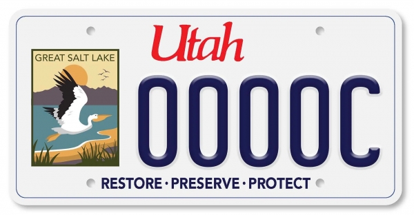 Apply for the Special Great Salt Lake License Plate