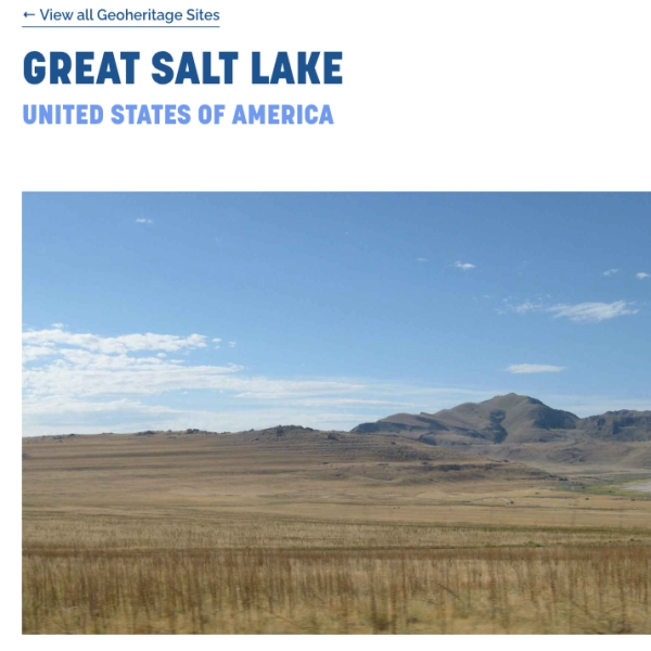 Great Salt Lake recognized as Geological Heritage Site