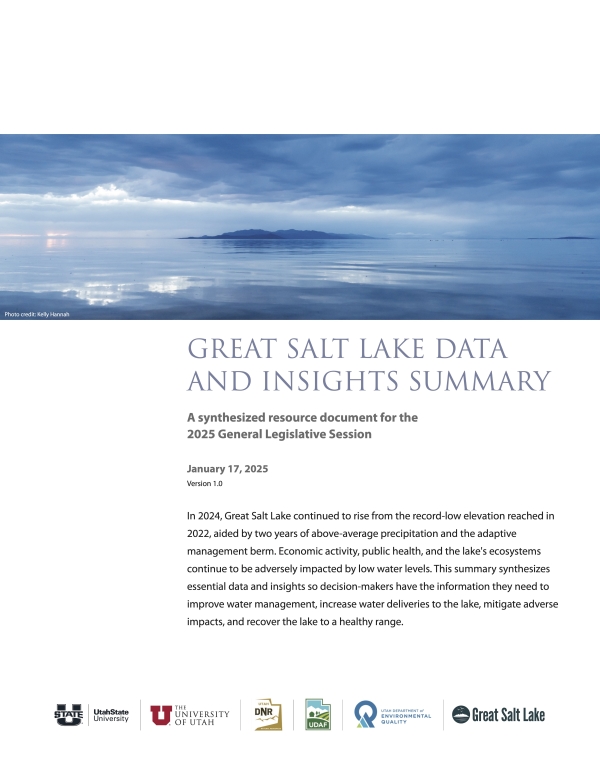 2025 Great Salt Lake Strike Team Report Published
