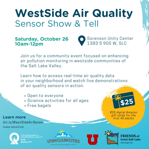 New Air Quality Sensors - Event Saturday 10/26