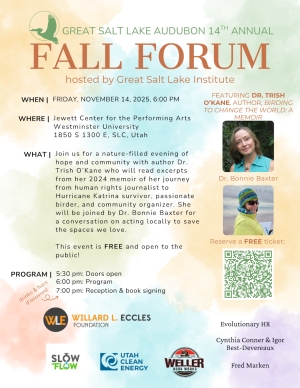 11/14: Great Salt Lake Audubon Fall Forum