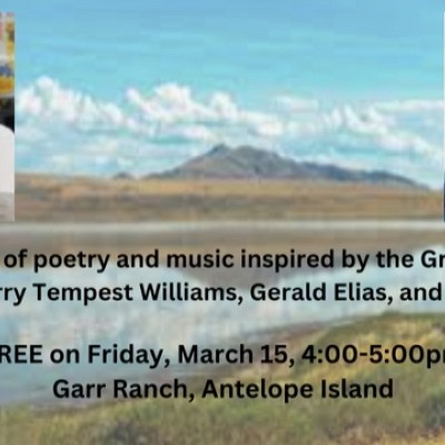 3/15: Join Gerald Elias and Terry Tempest Williams at Antelope Island